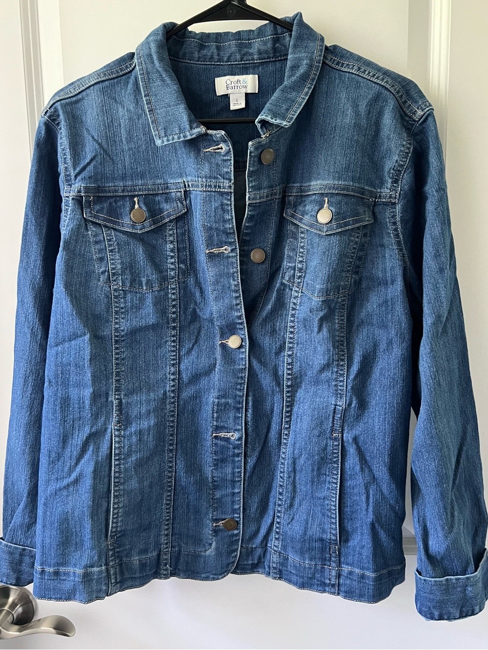 croft & barrow Classic Blue Denim Jacket
